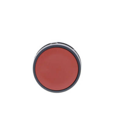 Harmony XB7, Monolithic push button, plastic, red, Ø22, spring return, unmarked, 1 NO + 1 NC - Schneider Electric - XB7NA45