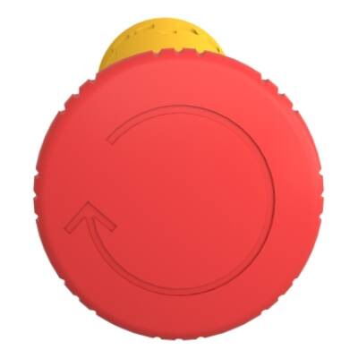 Emergency stop Ø 22 - red - mushroom head Ø 40 mm - turn to release - 1 NC - Schneider Electric - XB7NS8442