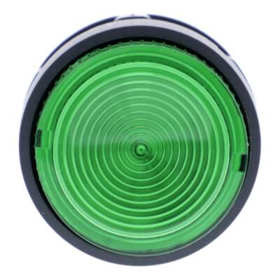Harmony XB7, Monolithic illuminated push button, plastic, green, Ø22, integral LED, spring return, 24 V AC/DC, 1 NO - Schneider Electric - XB7NW33B1