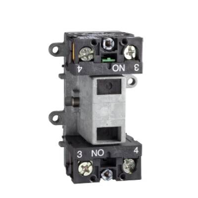 latching contact block - 2 NO - front mounting - Schneider Electric - XENG3781