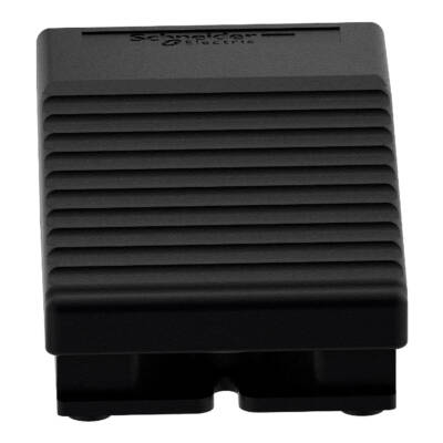 Preventa XPE, Single foot switch, plastic, black, without cover, 1 NO + 1 NC - Schneider Electric - XPEA110
