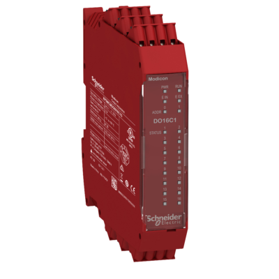 16 digital output PLC, SIL1 expansion modules with spring term - Schneider Electric - XPSMCMDO0016C1G