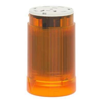 Harmony XVM, Illuminated unit for modular tower lights, plastic, orange, Ø45, for bulb BA 15d, <= 230 V AC/DC - Schneider Electric - XVMC35