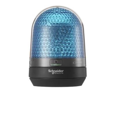 Illuminated beacon without buzzer, blue, Ø100, integral LED, 100...230 V AC - Schneider Electric - XVR3M06