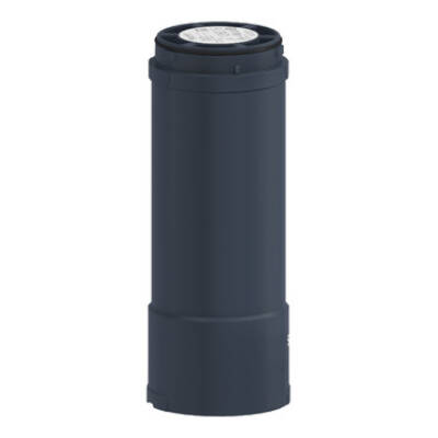 Base unit with top cover for modular tower lights, black, Ø60, NPN, 100...240 V AC - Schneider Electric - XVUC21M