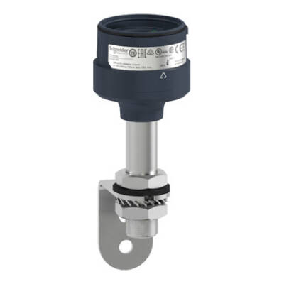 Harmony XVU, Fixing metal bracket with 100 mm aluminium pole for modular tower lights, black, Ø60 - Schneider Electric - XVUZ100T