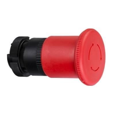 red Ø40 Emergency stop, switching off head trigger and latching turn release - Schneider Electric - ZA2BS844
