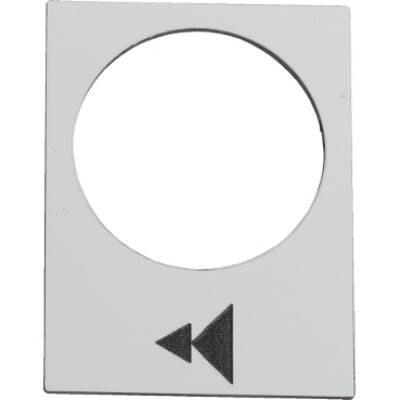 legend plate 30x40 mm - Schneider Electric - ZB2BY4904