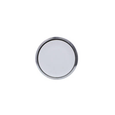 Push button head, metal, flush, white, Ø22, spring return, unmarked - Schneider Electric - ZB4BA1