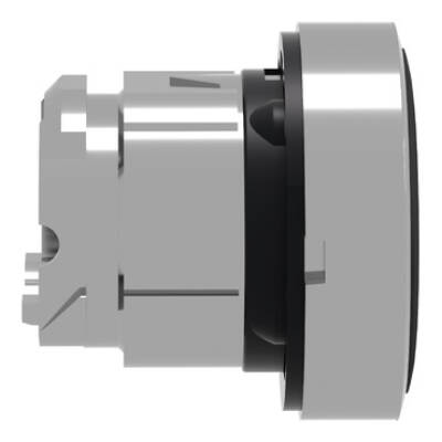black flush pushbutton head Ø22 spring return "O" - Schneider Electric - ZB4BA232
