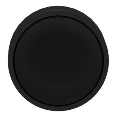 Head for non illuminated push button, Harmony XB4, black flush pushbutton Ø22 mm spring return unmarked - Schneider Electric - ZB4BA27