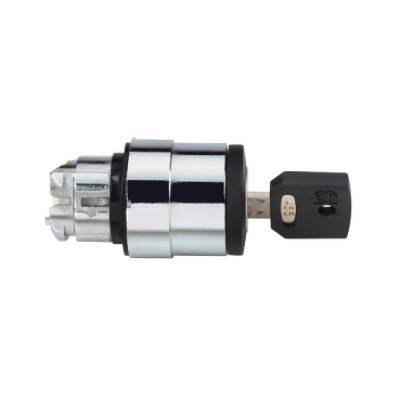 selector switch head Ø22 3-position spring return 4 multichips - Schneider Electric - ZB4BG7K