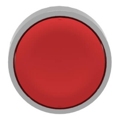red flush pushbutton head Ø22 push-push unmarked - Schneider Electric - ZB4BH04