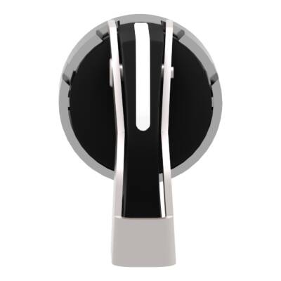 Harmony XB4, Selector switch head, metal, black, Ø22, long handle, 2 positions, stay put, padlockable on the left - Schneider Electric - ZB4BJ291