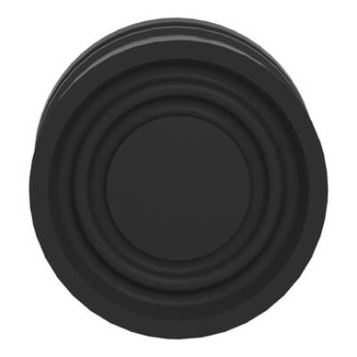 black flush pushbutton head Ø22 spring return unmarked - Schneider Electric - ZB4BP2S