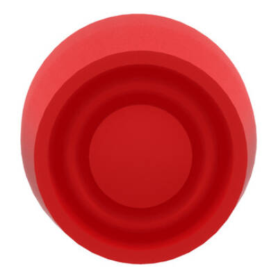 red flush pushbutton head Ø22 spring return unmarked - Schneider Electric - ZB4BP4S