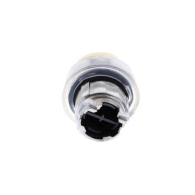Push button head, metal, projecting, yellow, Ø22, spring return, booted, unmarked - Schneider Electric - ZB4BP5