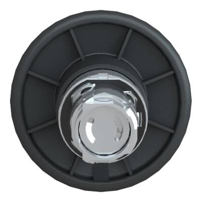 black Ø60 mushroom pushbutton head Ø22 spring return - Schneider Electric - ZB4BR2