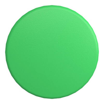 green Ø60 mushroom pushbutton head Ø22 spring return - Schneider Electric - ZB4BR3