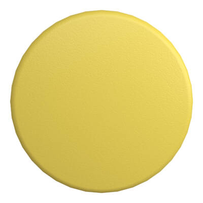 yellow Ø60 mushroom pushbutton head Ø22 spring return - Schneider Electric - ZB4BR5