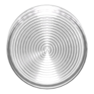 Head for pilot light, Harmony XB4, white, 22mm, with grooved lens, universal LED - Schneider Electric - ZB4BV013S