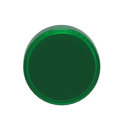 Head for pilot light, Harmony XB4, green, 22mm, with plain lens, universal LED - Schneider Electric - ZB4BV033E