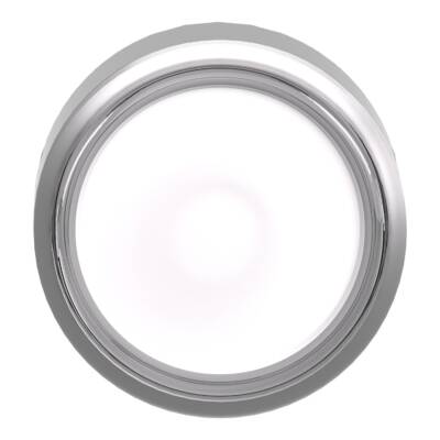 clear flush illuminated pushbutton head Ø22 spring return for BA9s bulb - Schneider Electric - ZB4BW37