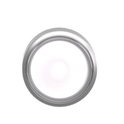 clear flush illuminated pushbutton head Ø22 spring return for BA9s bulb - Schneider Electric - ZB4BW37