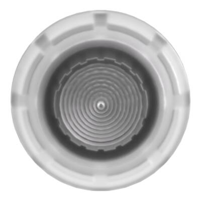 Head for illuminated push button, Harmony XB4, metal, white mushroom 40mm, 22mm, universal LED, spring return - Schneider Electric - ZB4BW413