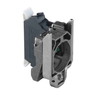 single contact block with body/fixing collar 1NO spring clamp terminal - Schneider Electric - ZB4BZ1015