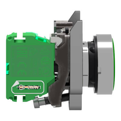 ZB4R transmitter complete, green cap - Schneider Electric - ZB4RTA3