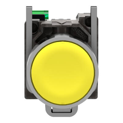 ZB4R transmitter complete, yellow cap - Schneider Electric - ZB4RTA5