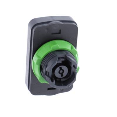 Triple-headed push button head, plastic, Ø22, 1 white flush UP ARROW + 1 red projecting STOP + 1 black flush DOWN ARROW - Schneider Electric - ZB5AA71124