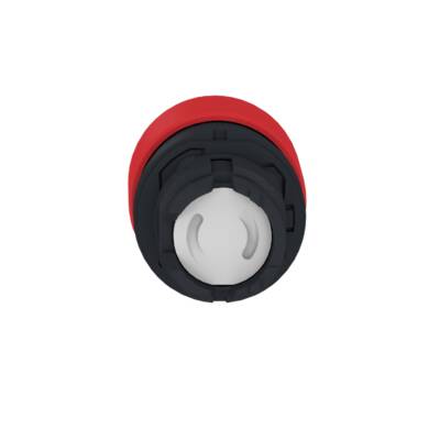 red Ø30 mushroom pushbutton head Ø22 spring return - Schneider Electric - ZB5AC44