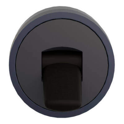 black selector switch head Ø22 2-position stay put - Schneider Electric - ZB5AD28