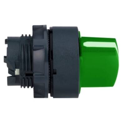 Head for selector switch, Harmony XB5, green Ø22 mm 3 position stay put - Schneider Electric - ZB5AD303