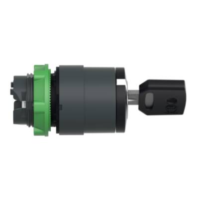 selector switch head Ø22 2-position stay put Ronis 421E - Schneider Electric - ZB5AG212