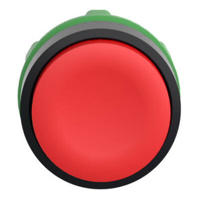red projecting pushbutton head Ø22 spring return unmarked - Schneider Electric - ZB5AL4