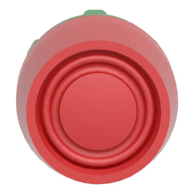 red flush pushbutton head Ø22 spring return unmarked - Schneider Electric - ZB5AP4S