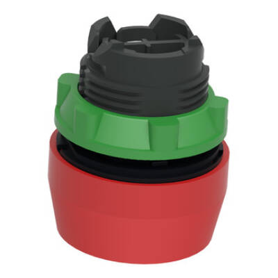 red flush pushbutton head Ø22 spring return unmarked - Schneider Electric - ZB5AP4S