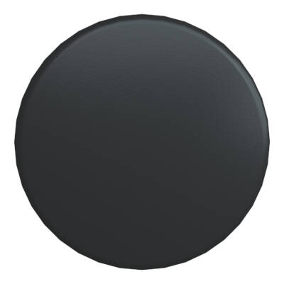 black Ø60 mushroom pushbutton head Ø22 spring return - Schneider Electric - ZB5AR2