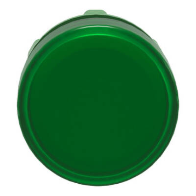green pilot light head ø22 plain lens for ba9s bulb - Schneider Electric - ZB5AV03