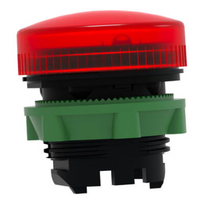 red pilot light head ø22 plain lens for ba9s bulb - Schneider Electric - ZB5AV04