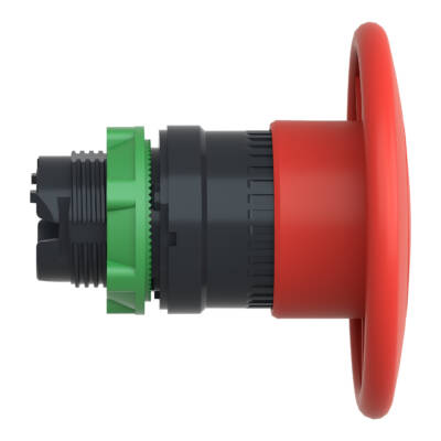 Harmony XB5, Emergency stop head switching off, plastic, red mushroom Ø60, Ø22, trigger latching push-pull - Schneider Electric - ZB5AX84