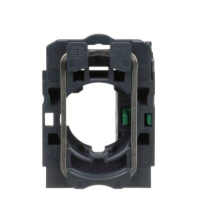 Single contact block with body/fixing collar, plastic, screw clamp terminal,1 NO - Schneider Electric - ZB5AZ101