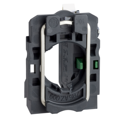 single contact block with body/fixing collar 1NO spring clamp terminal - Schneider Electric - ZB5AZ1015