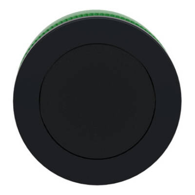 flush mounted black flush caps pushbutton head - Schneider Electric - ZB5FA2