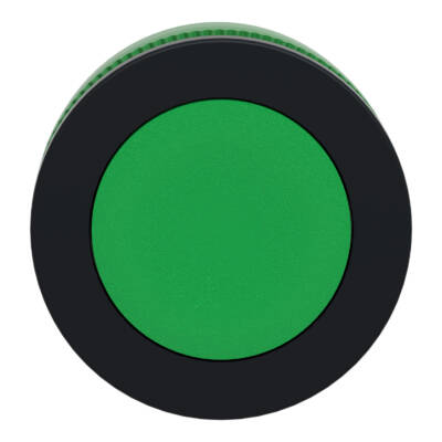 flush mounted green flush caps pushbutton head - Schneider Electric - ZB5FA3