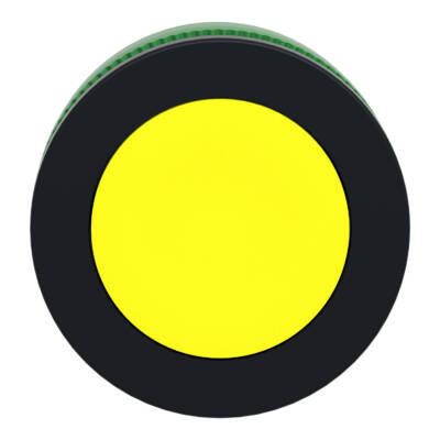 flush mounted yellow flush caps pushbutton head - Schneider Electric - ZB5FA5