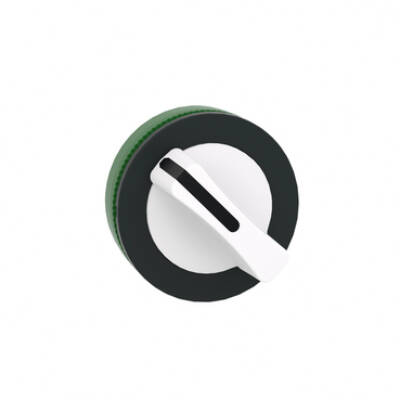 flush mounted white selector switch head 2 pos stay put - Schneider Electric - ZB5FD201